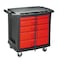 Rubbermaid Commercial Mobile Workcenter, 5 Drawer, Black, 32-1/2 in W x 20 in D x 33-1/2 in H FG773488BLA - alternate 8